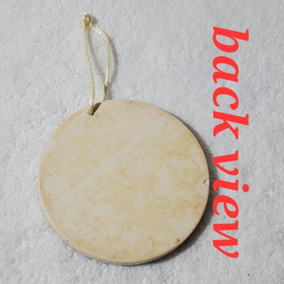 Felicidades Handpainted Botanicals Tile Ornament - Picture 4 of 6